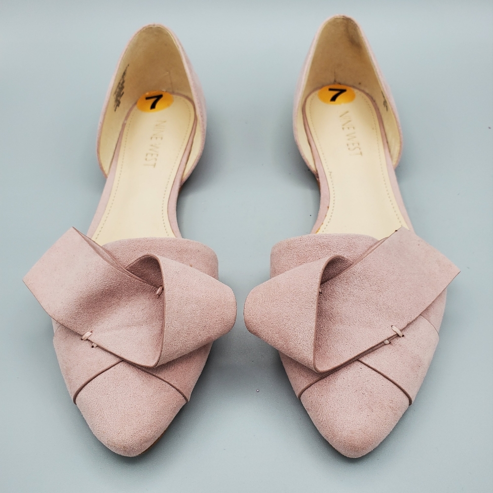 Nine West pink flats